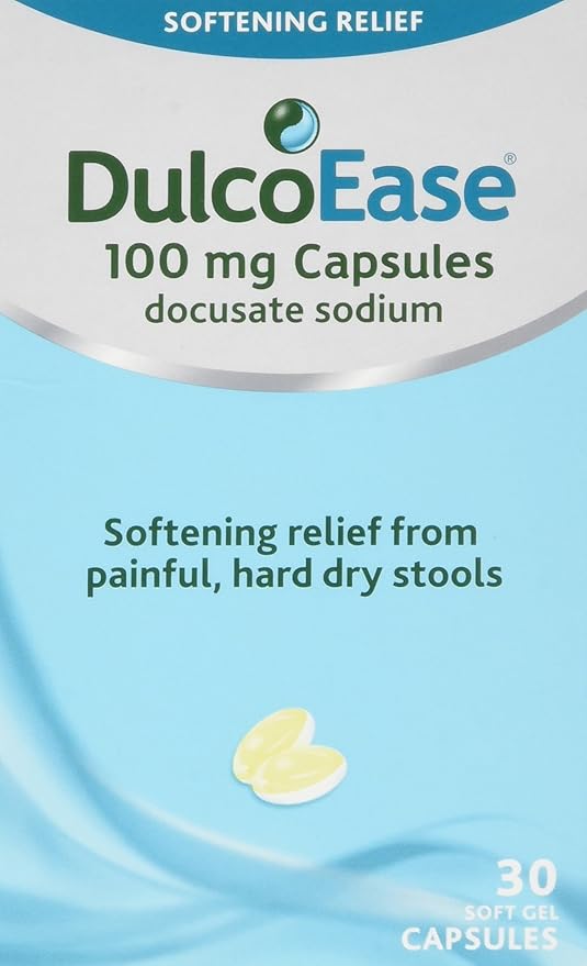 DulcoEase Stool Softener, 30 Soft Gel Capsules Amazon.co.uk Health