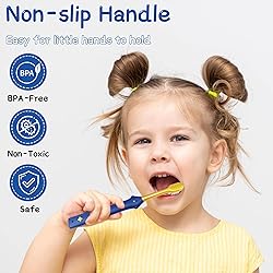 EASICUTI Extra Soft Kids Toothbrushes 4 Pack, Space