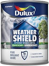 Dulux Weather Shield Quick Dry Undercoat Paint 750ml White Water Based view 2