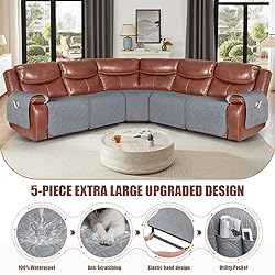 VANSOFY Extra Large Reclining Sectional Couch