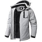 DDQLADY Women's Snowboarding Jacket Waterproof Winter Ski Coat Rainwear Hooded Windproof Outerwear