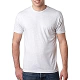 fitted white tee men