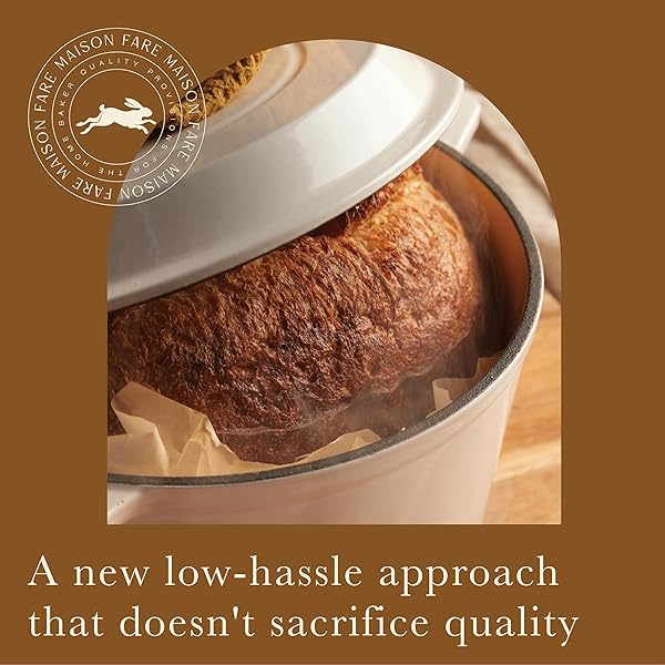 MAISON FARE SOURDOUGH BREADMAKING KIT – FAST-ACTIVATING STARTER, ARTISAN FLOUR MIX, ONLINE COMPANION – FOOLPROOF STEP BY STEP VIDEOS – BAKE 4 XL LOAVES WITH CLASSIC FRENCH FLAVOR