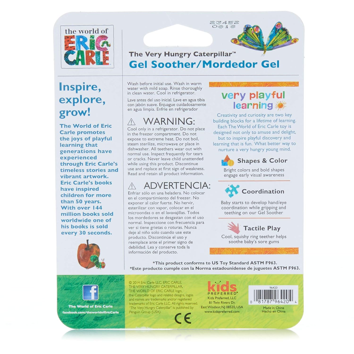 World of Eric Carle, The Very Hungry Caterpillar Gel Soother : Baby