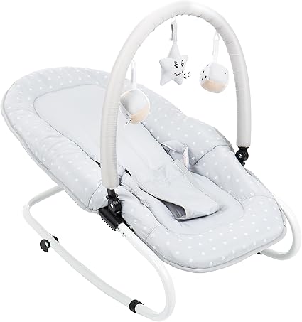 grey baby rocker