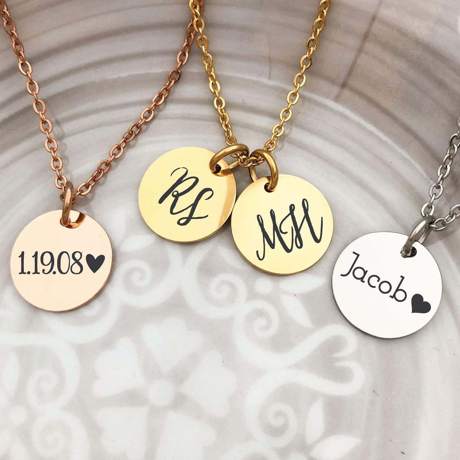 personalized name necklace for mom