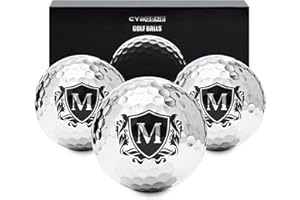 Personalized Golf Balls for Men, Unique Golf Gifts, Cool Accessories for Golfers, Golf Lovers, for Birthday and Christmas, Si