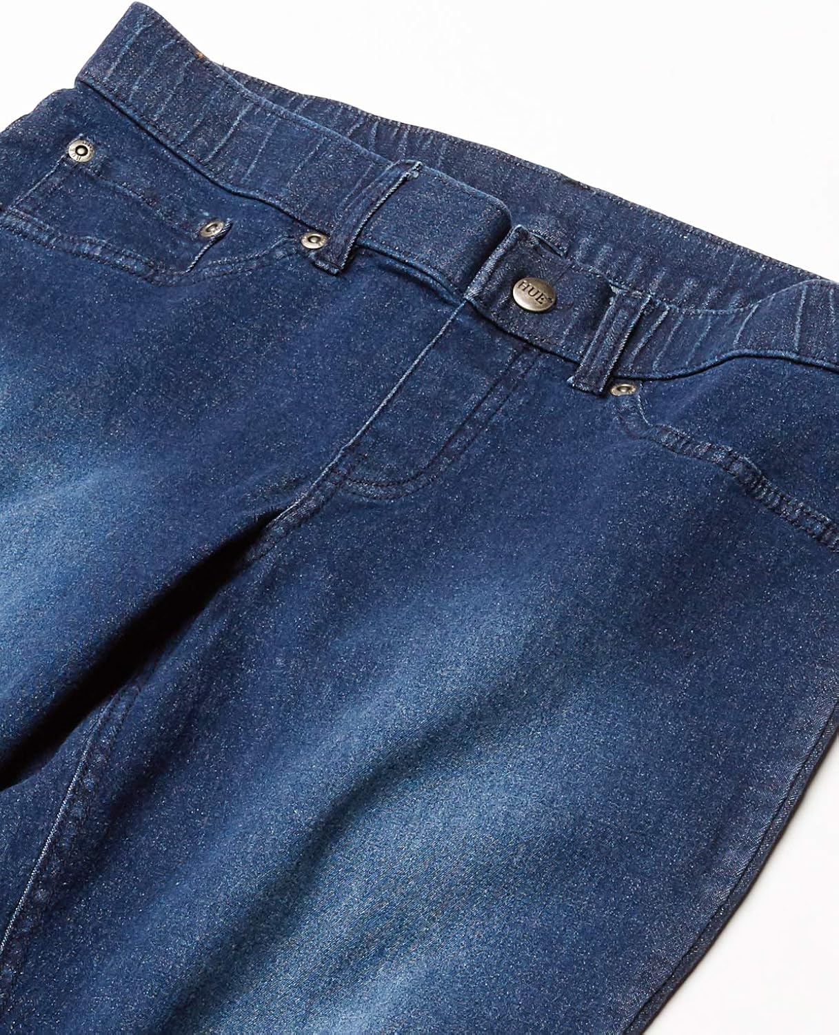 HUE Women's Ripped Knee Denim Leggings at  Women’s Clothing store