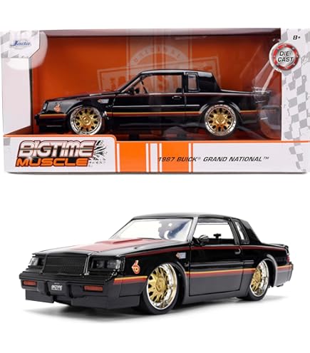 Amazon.com: Jada Big Time Muscle 1:24 1987 Buick Grand National