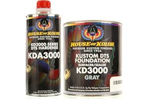House of Kolor Gallon Kit Gray Color Kd3000 Dts Primer Surfacer/Sealer W/Hardener