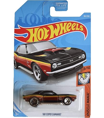 Amazon.com: Hot Wheels '68 Copo Camaro, New Models 2011 25/50 [red