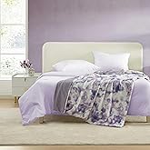 Betsey Johnson - Blanket, Buttery-Soft Faux Fur Throw Blanket for Couch or Bed, Boldly Plush & Oversized Bedding (Sunset Tie Dye Purple, 50" x 70")