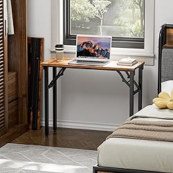 TEMI Small Computer Desk Folding Table