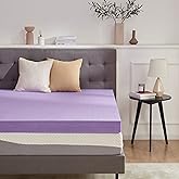 SINWEEK 4 Inch Gel Memory Foam Mattress Topper Ventilated Soft Pressure Relieve Mattress Pad, Breathable Bed Topper, CertiPUR-US Certified, Twin Size