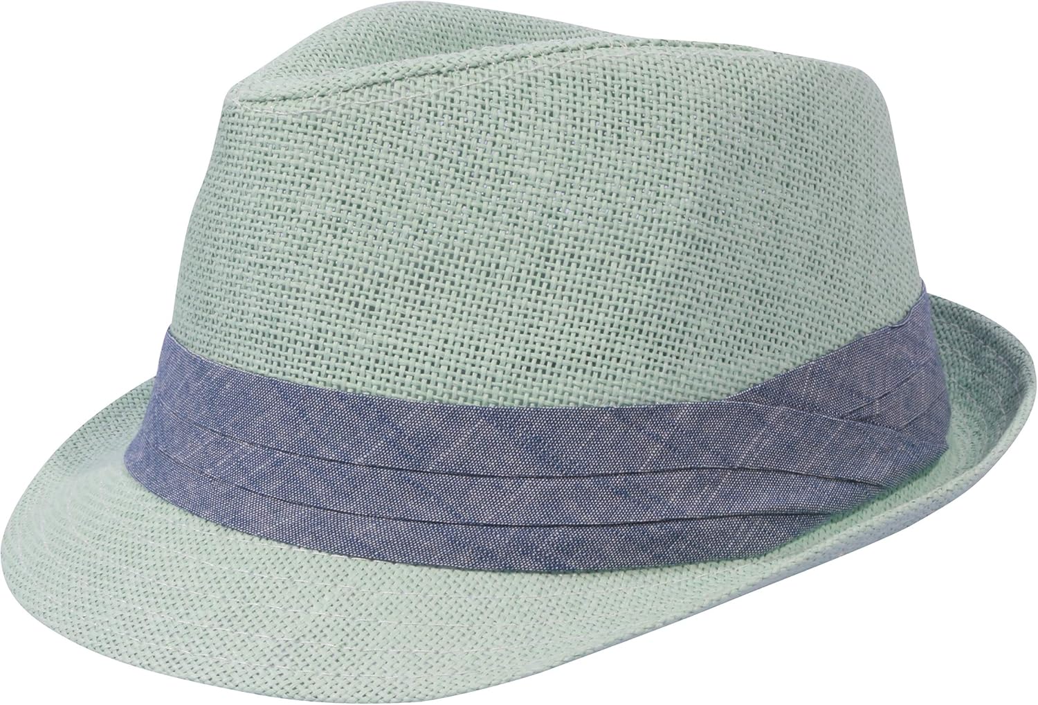 light grey fedora hat