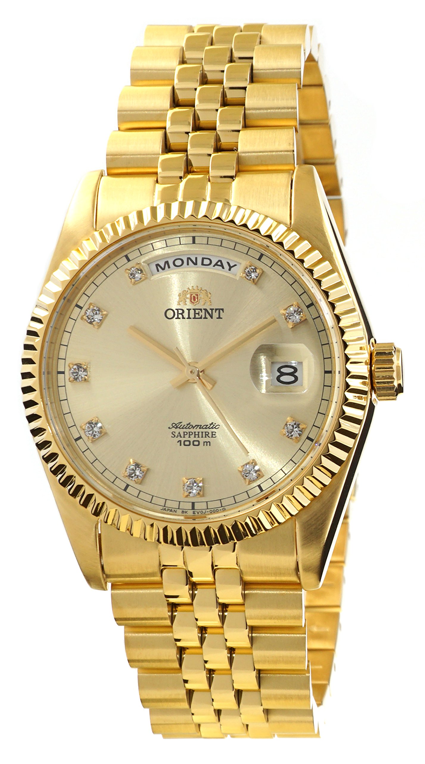 ORIENT President Classic Automatic Sapphire Gold Watch EV0J001G Buy 