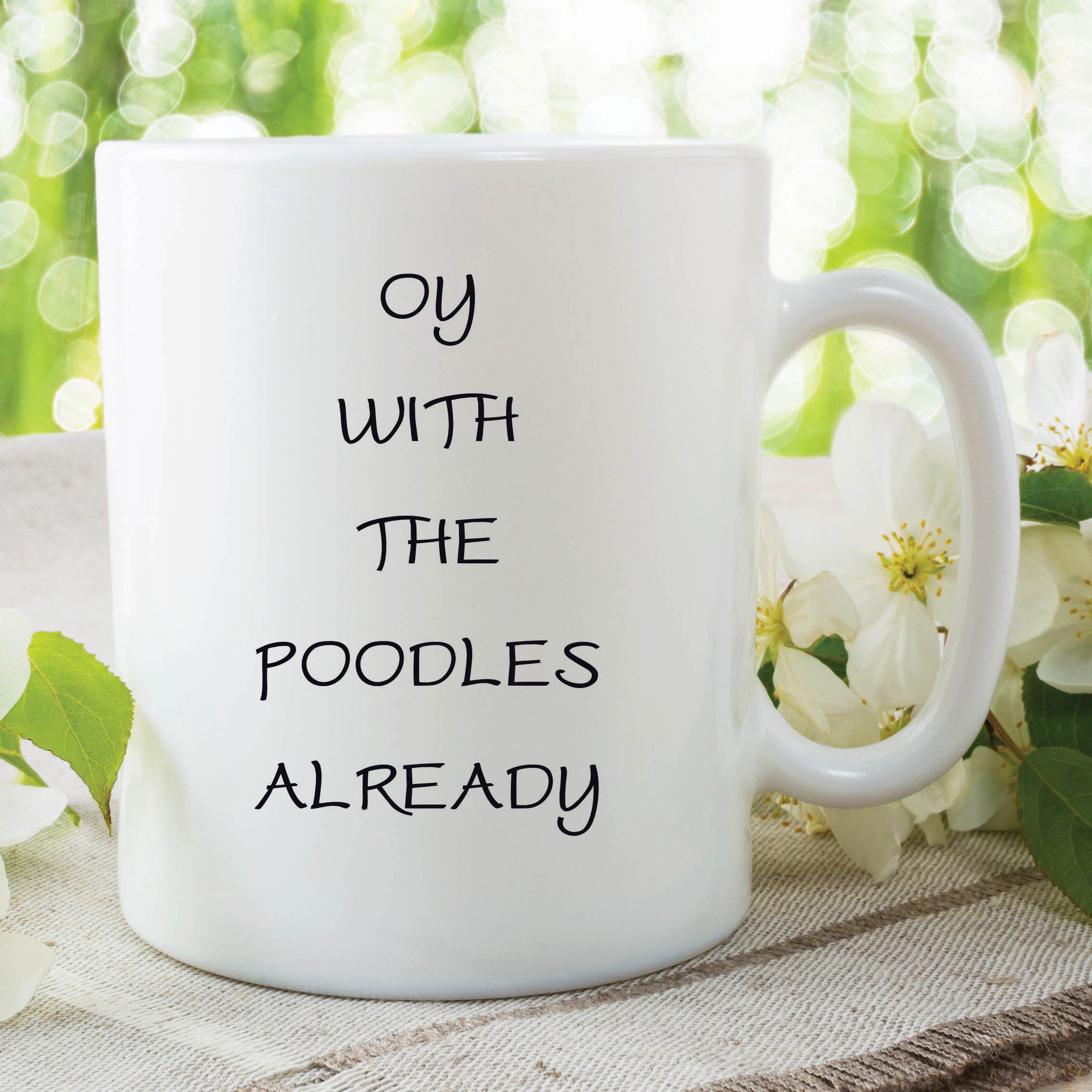 Funny Novelty Mugs Poodles Dog Office Work Coffee Cup Birthday Gift WSDMUG187