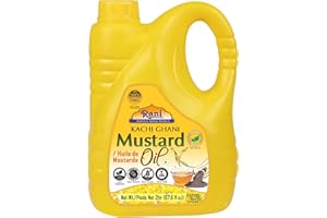 Rani Mustard Oil (Kachi Ghani) 67.6 Ounce (2 Liter) NON-GMO | Gluten Free | Vegan | 100% Natural | Kosher