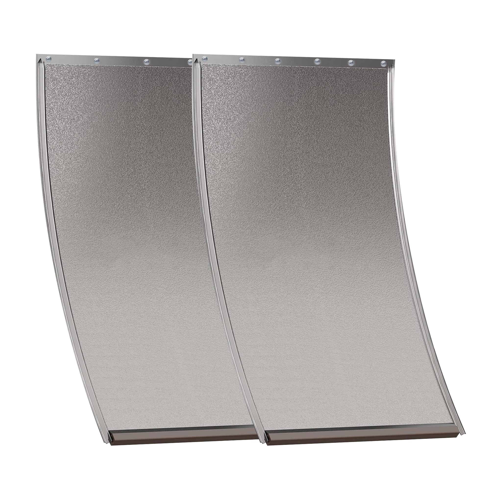 Photo 1 of 2 Pack Extra Large Dog Door Replacement Flaps with Screws, Compatible with PetSafe Freedom Doggie Doors PAC 11-11040, Dog Door Flap Measures 13 1/8”x 24 7/8”, Flexible, Durable