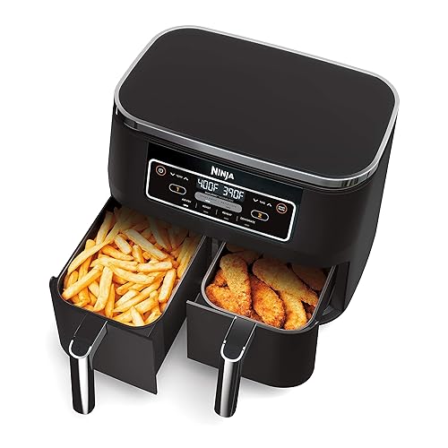 Ninja DZ100 Foodi 4-in-1, 8-qt, 2-Basket Air Fryer with DualZone