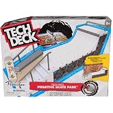 Tech Deck Primitive X-Connect Skate Park Customizable Ramp Set | Configurable Bowl Corner, Funbox &amp; Ramps, Exclusive Pro Fingerboard, Toy Skateboard Playset Gifts for Kids Ages 6+