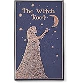 Witches Tarot Cards Deck – 22 Major Arcana with Foil Detailing in Black and Purple, Inspired by Marseille Tradition, Mystical Divination Oracle Set for Beginners and Experienced Readers