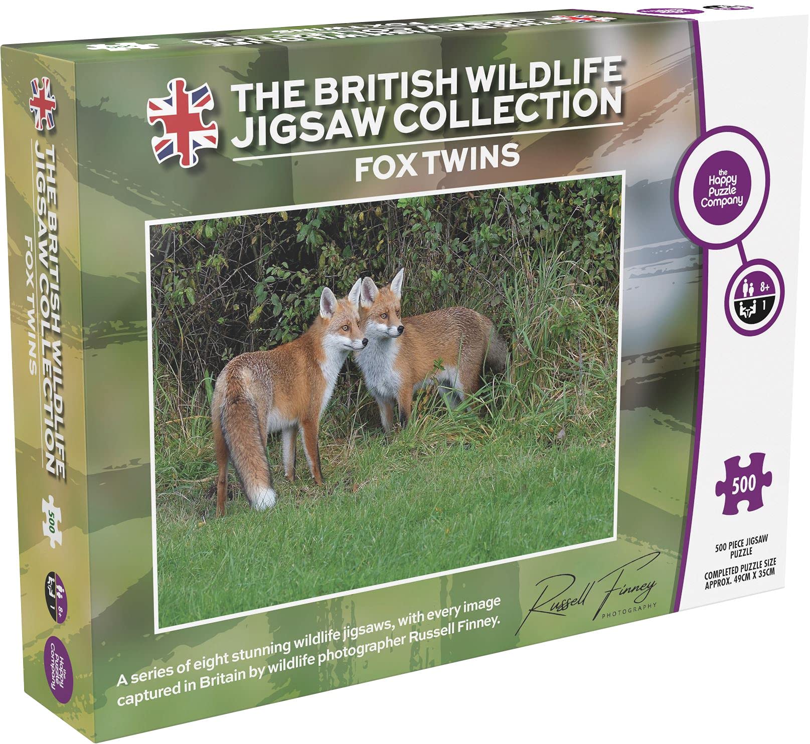Fox Twins 500 Jigsaw Puzzle