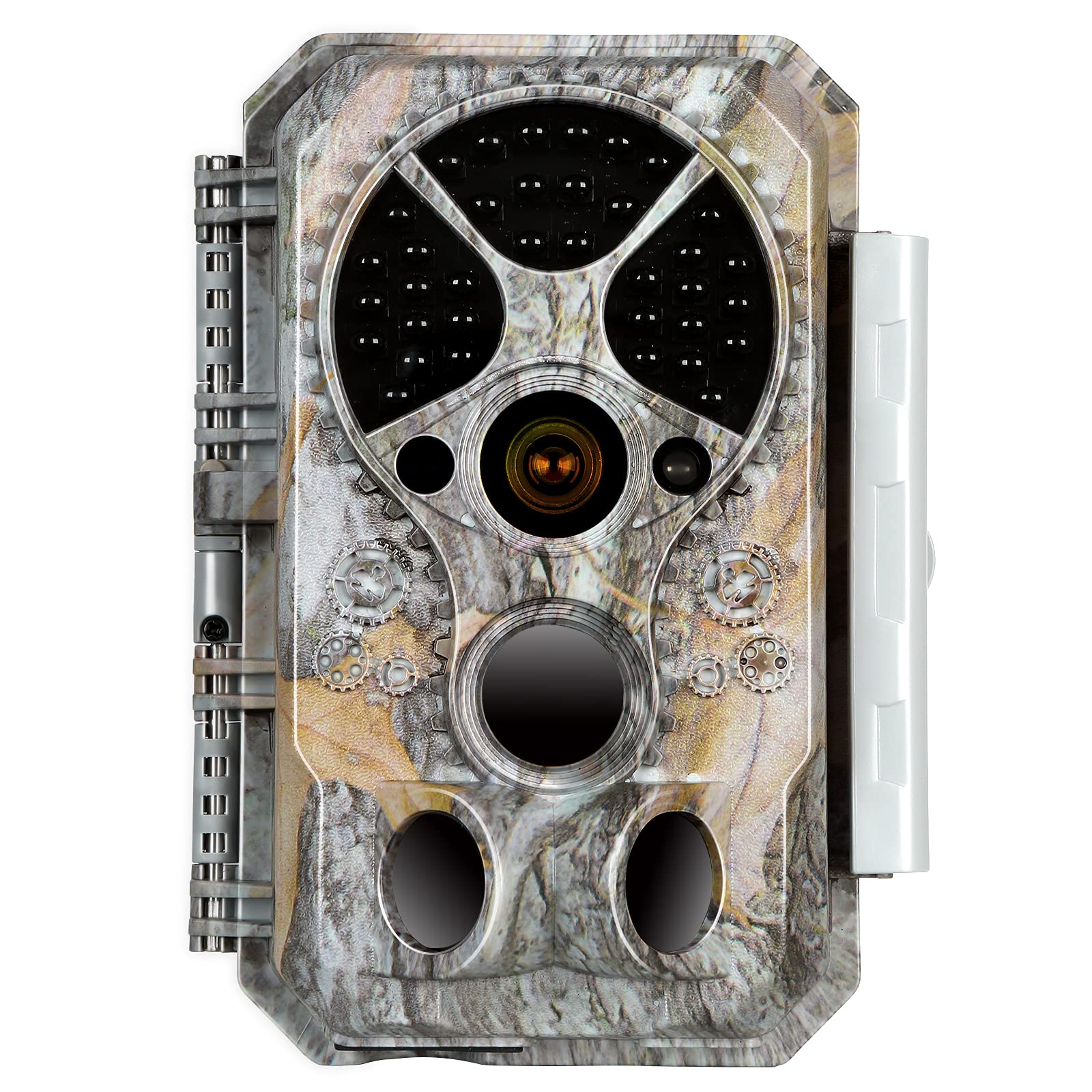 Ayifan Wildlife Camera 32MP 1296P Trail Camera, 0.1s Trigger Time Hunting Camera with 120°Wide-Angle Motion Latest Sensor Game Cameras Night Vision 100FT Detection Distance IP66 Waterproof 2.4” LCD