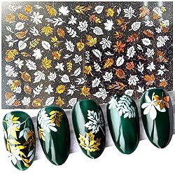 Laser Gold Summer Nail Art Stickers, Holographic