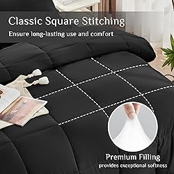JOLLYVOGUE Twin Comforter Set, Ultra-Soft Bed in a