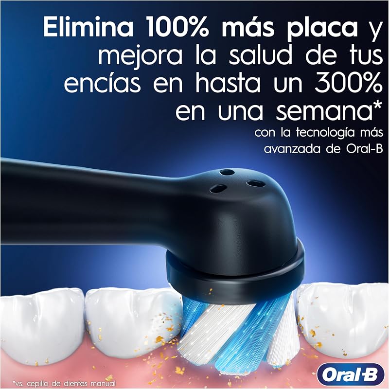 iO 9 Cepillo de Dientes Eléctrico con 1 Cabezal, Aqua Marine