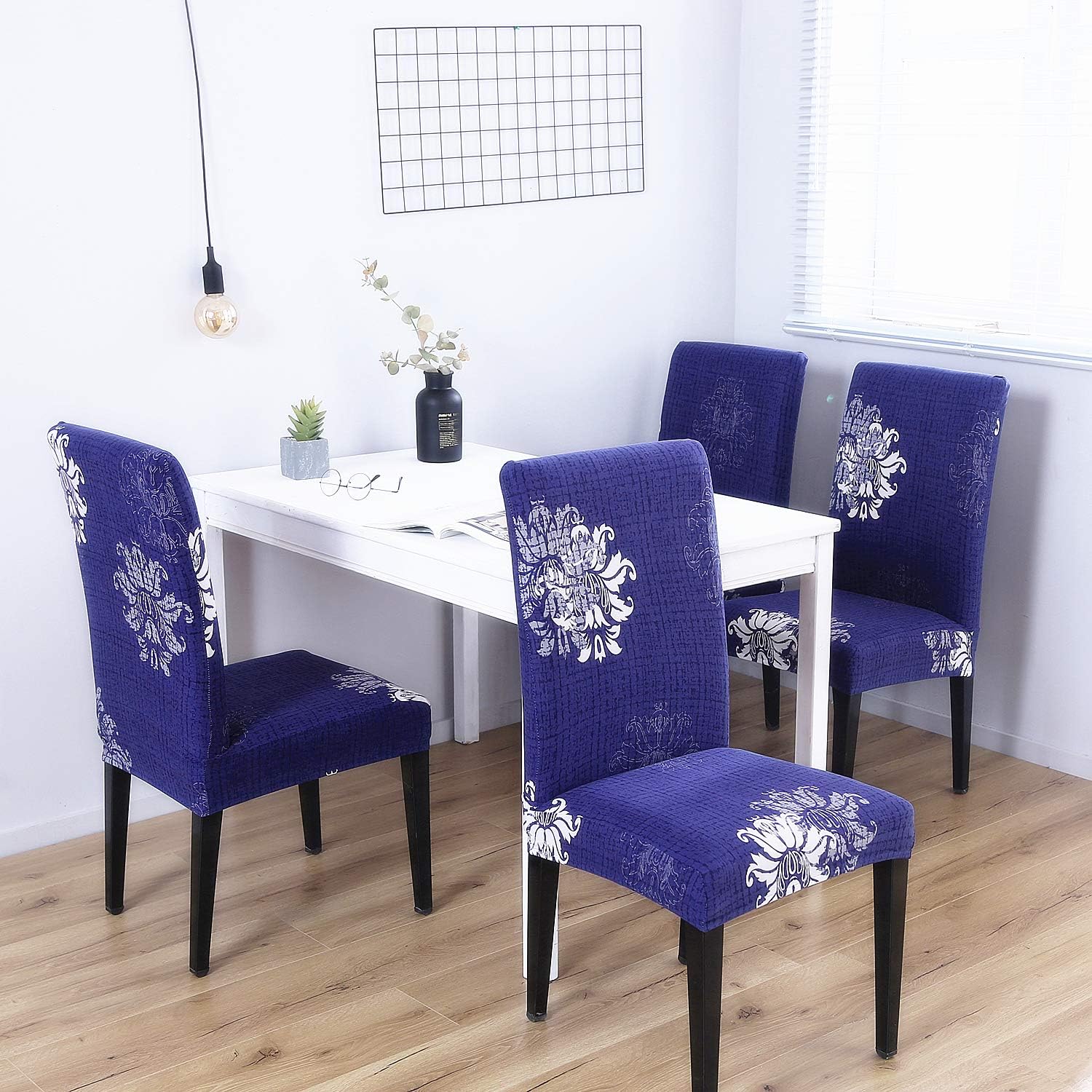 Best navy blue parson chair covers