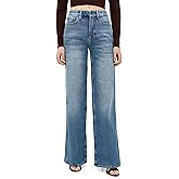 Good American Women's Good Skate Wide Jeans