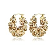 FANZE 925 Sterling Sliver CZ Hoop Huggie Earrings for Women Hypoallergenic Dangle Drop Earrings Dainty Jewelry