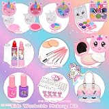 EVACOK Kids Unicorn Makeup Set Girls Washable Toy Cosmetic Kit view 2