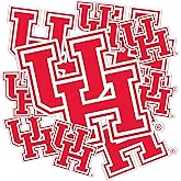 Desert Cactus University of Houston Sticker Cougars UH Vinyl Decals Laptop Water Bottle Car Scrapbook Sheet T3 (Type 3-1)
