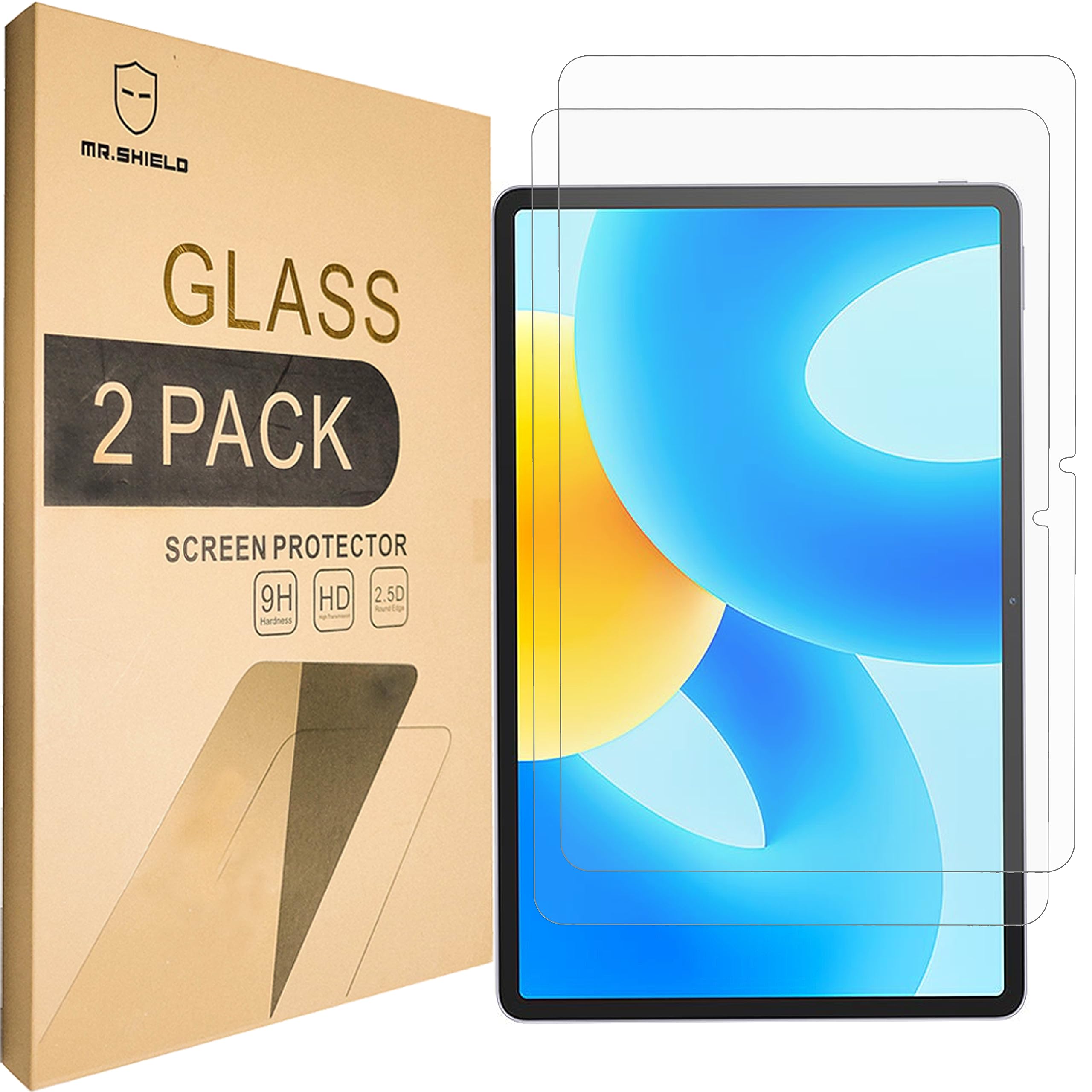 Mr.Shield [2-Pack] Screen Protector For Huawei MatePad 11.5 Inch 2023 [Tempered Glass] [Japan Glass with 9H Hardness] Screen Protector