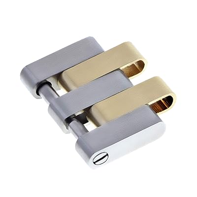 Link Compatible with Oyster Quartz 17013 Watch Band 36mm Rolex 18KSs Real Gold Two Tone