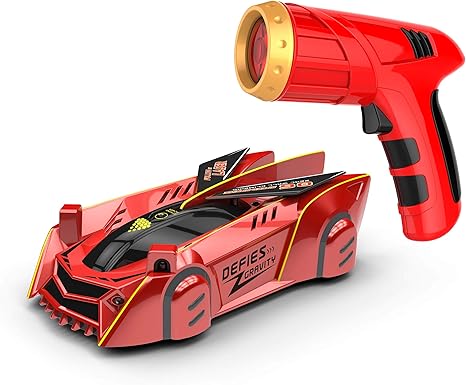 Amazon 壁を走る ラジコンカー 忍者 ラジコン 車のおもちゃ こども向け 室内 車 おもちゃ 壁を走る車 電動おもちゃ ラジコン クリスマス 誕生日 プレゼント 子供 知育玩具 レッド ラジコン ドローン 通販