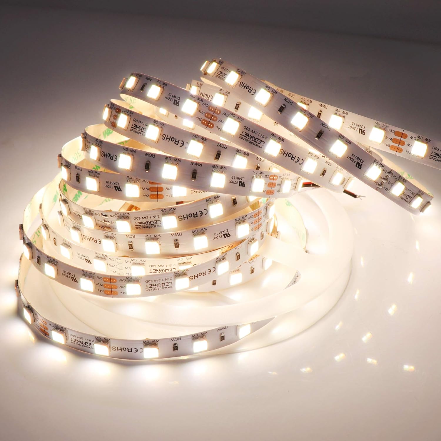 Tunable White LED Strip Lights Adjustable Color Temperature Warm White Tunable White LED Strip Lights Adjustable Color Temperature Warm White