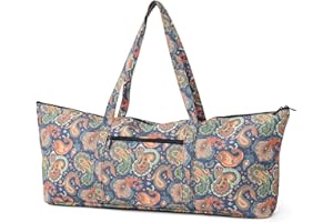 Boulder Bee | Yoga Mat Bag | Large Yoga Mat Carrier with Wet Pocket | Yoga Gifts | Gym Tote Bag for Women