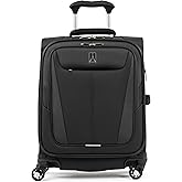 Travelpro Maxlite 5 Softside Expandable Luggage with 4 Spinner Wheels, Lightweight Suitcase, Men and Women, International, Black, Carry-on 19-Inch