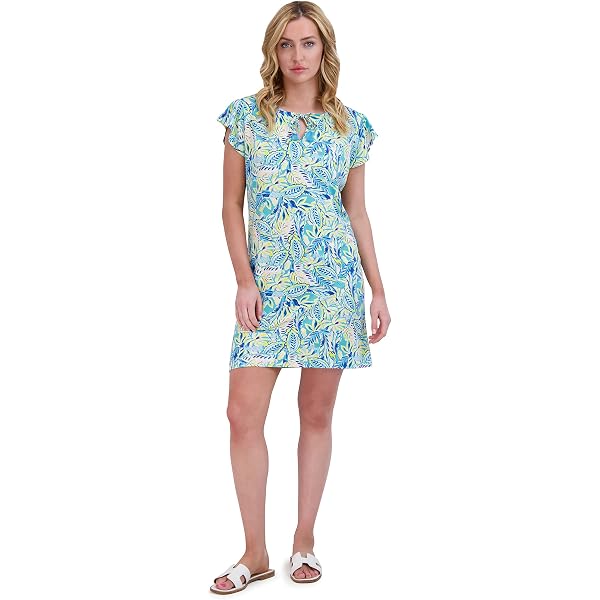 Stella Parker Women's UPF Sundress - Lightweight Summer Casual Dress For Beach & Vacation - Resort Wear In Very Violet
