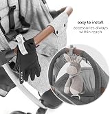 Zamboo Universal Stroller Pegs 6-Pack Grey/White Buggy Clips view 2