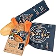 Think4Earth® – Mixed Set Bread/Baguette Bag - Reusable freezer bread bag for homemade bread maker gift giving - Bread Continer for Sourdough Loafs Storage, Large Bread Bags for Homemade Bread.