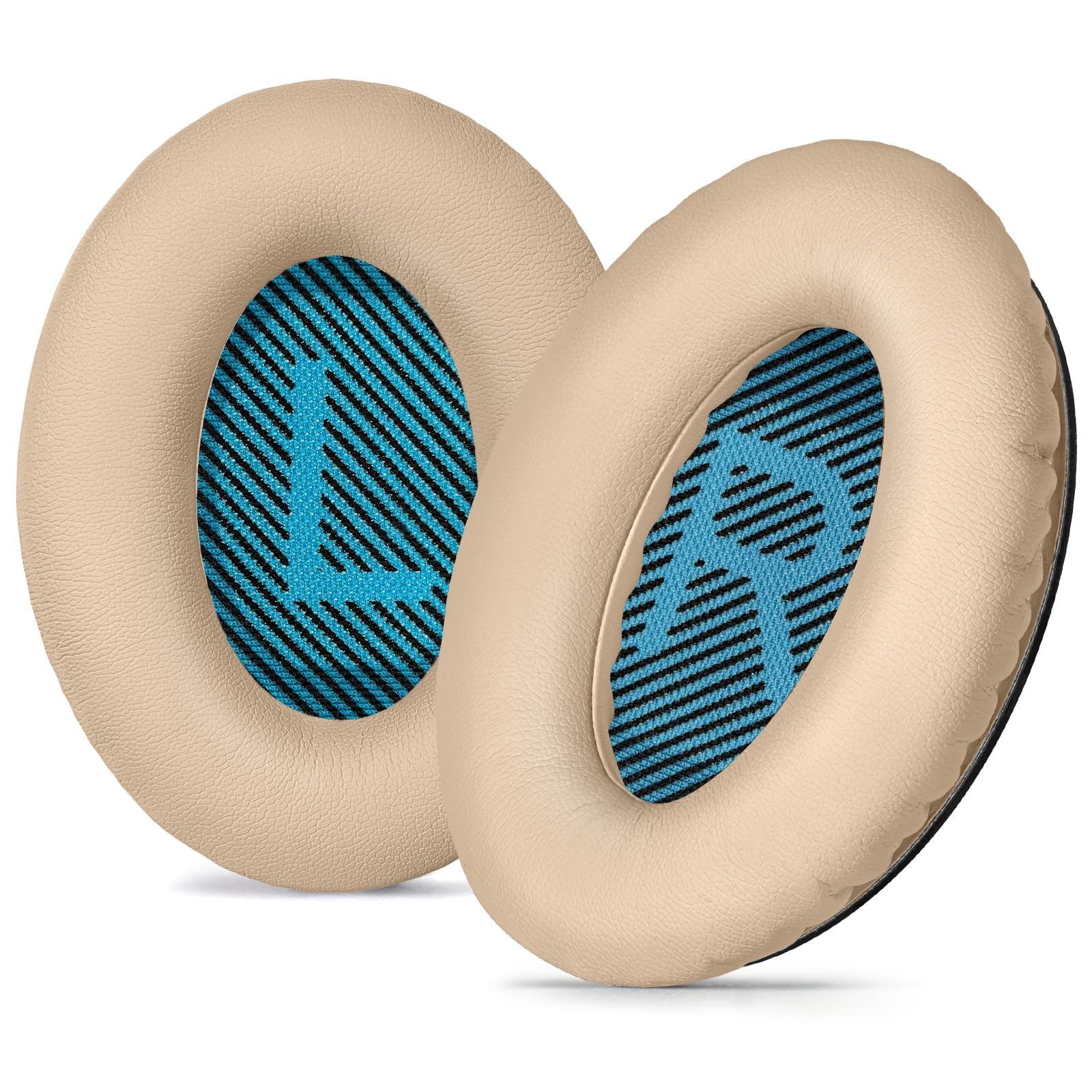 Aurivor Bose Replacement Ear-Pads for Quiet-Comfort 35 QC-35 ii 25 2 15 Headphones, Cushion Kit for Bose SoundLink Around-Ear II Wireless, QC-25/ QC-15/ QC-2 AE2 BA2 Headphones and More