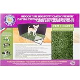 PoochPad Dog Potty Classic Premier Connectable Indoor Turf with Pad and Hike Shield, 16 x 24-Inch
