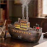 ZWH Essential Oil Diffuser 250ml, Ultrasonic Titanic Humidifier with 7 Color LED Lights, Quiet Operation, Auto Shut-Off, Remote Control, Perfect for Home, Office, and Bedroom (Copper)
