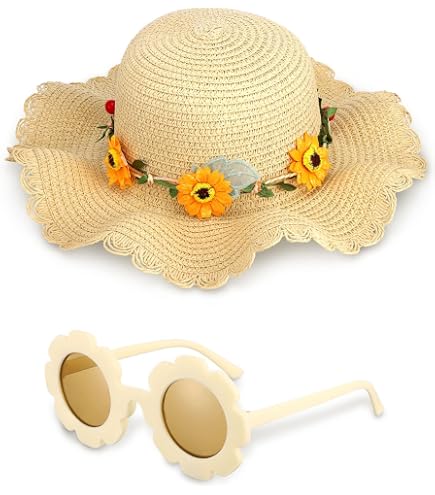 Amazon.com: Generic Womens Summer Straw Hats Wide Brim Sun  display picture 3