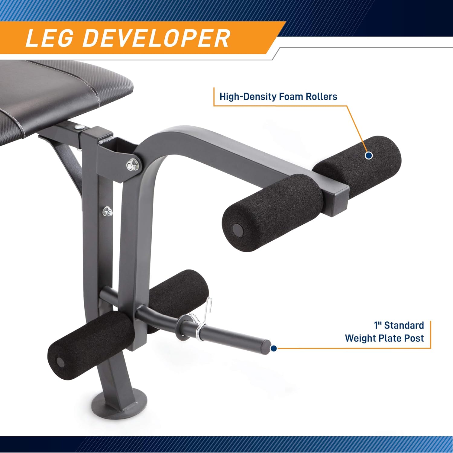 Marcy MD-2082W Diamond Elite MD Standard Bench with 100 lb. Weight Set: Sports & Outdoors